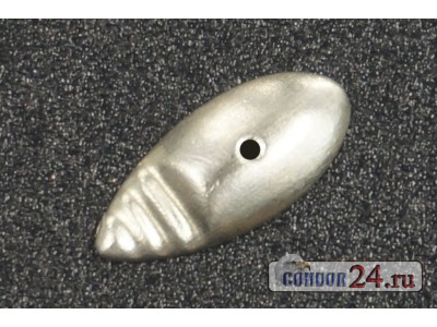 Чешуйки CR151 Щит с рисками, 11,5 х 5,5 мм., никель, 500 шт.